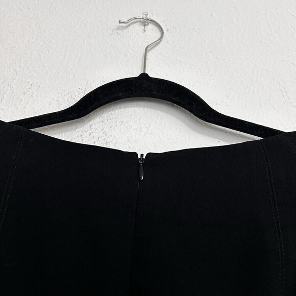 VTG Chetta B by Sherrie Bloom Peter Noviello Black Sheath Cocktail Dress Size 12 - Picture 8 of 12
